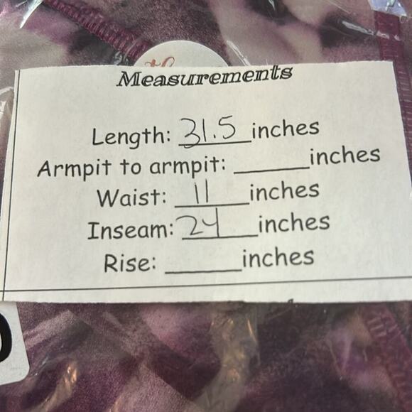 Lululemon Wunder Under High Rise Leggings Blossom Purple White Size 4 - Picture 9 of 9